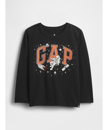GAP（ギャップ）の「グラフィック GAPロゴTシャツ (幼児・ベビー)（Tシャツ/カットソー）」