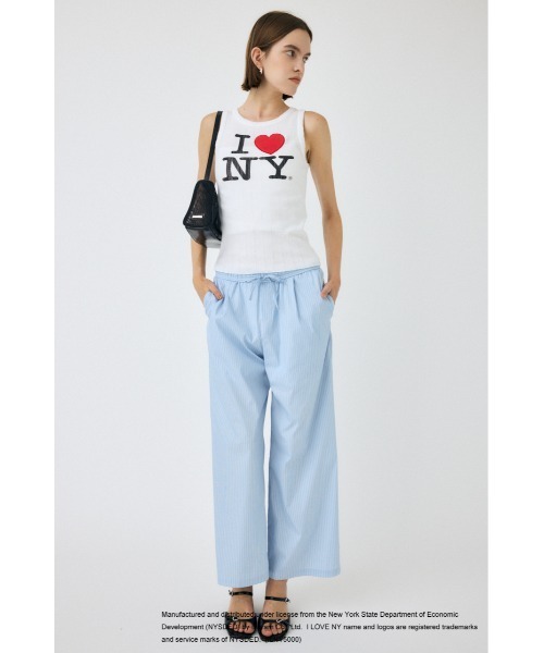 MOUSSY（マウジー）の「I LOVE NY PATCH タンクトップ（タンクトップ・レディース・ホワイト/ブラック・FREE）」の7枚目の写真