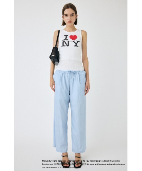 MOUSSY（マウジー）の「I LOVE NY PATCH タンクトップ（タンクトップ・レディース・ホワイト/ブラック・FREE）」の8枚目の写真