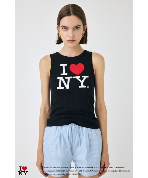 MOUSSY（マウジー）の「I LOVE NY PATCH タンクトップ（タンクトップ・レディース・ホワイト/ブラック・FREE）」の12枚目の写真