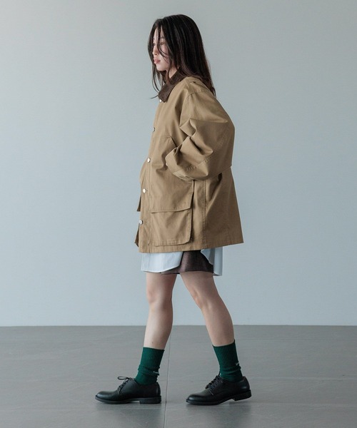 LOWRYS FARM（ローリーズファーム）の「【LFM(U)】TWILLハンティングブルゾン　 523844（ブルゾン・メンズ・ブラウン/ブラック・MEDIUM/LARGE）」の19枚目の写真