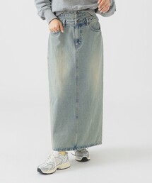 B:MING by BEAMS（ビーミングバイビームス）の「オーバーダイ デニム スカート（S～M）（デニムスカート）」