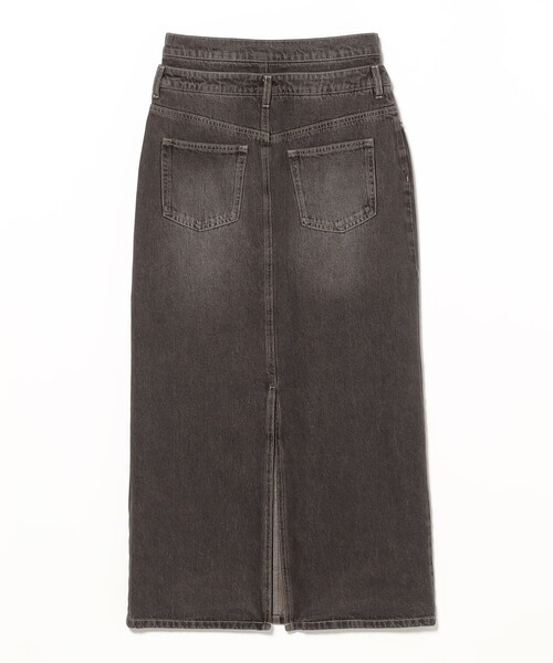 B:MING by BEAMS（ビーミングバイビームス）の「オーバーダイ デニム スカート（S～M）（デニムスカート・レディース・ブラック/ライトブルー・SMALL/MEDIUM）」の21枚目の写真