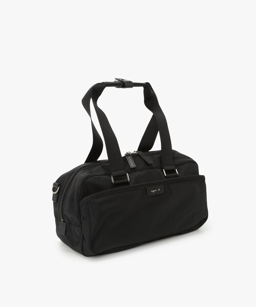 agnes b.（アニエスベー）の「ナイロン 2way スモール ボストンバッグ "My bag" RAT01-12（ボストンバッグ・レディース・ブラック・FREE）」の3枚目の写真