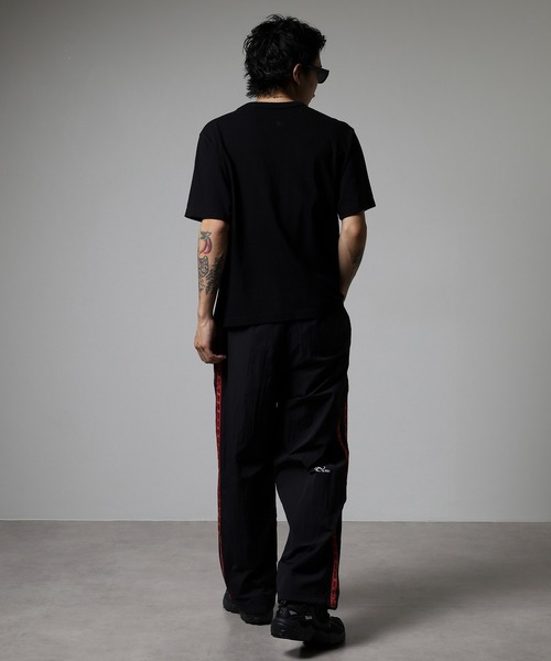 NERDY(ノルディ)の「ピンホイールラインウーブンパンツ(スウェットパンツ・レディース・ブラック/ブルー/グレー・M/S/L)」の6枚目の写真