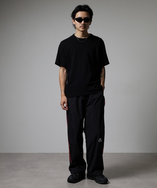 NERDY(ノルディ)の「ピンホイールラインウーブンパンツ(スウェットパンツ・レディース・ブラック/ブルー/グレー・M/S/L)」の7枚目の写真