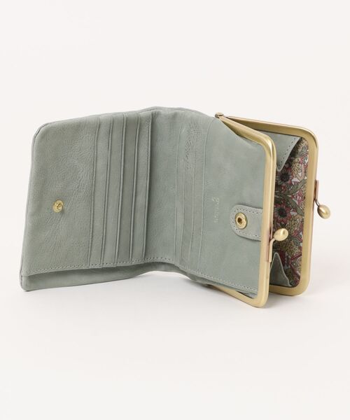 genten（ゲンテン）の「アンティーコ×LIBERTY 口金二つ折り財布（財布・レディース・グリーン/ピンク/オレンジ・FREE）」の6枚目の写真