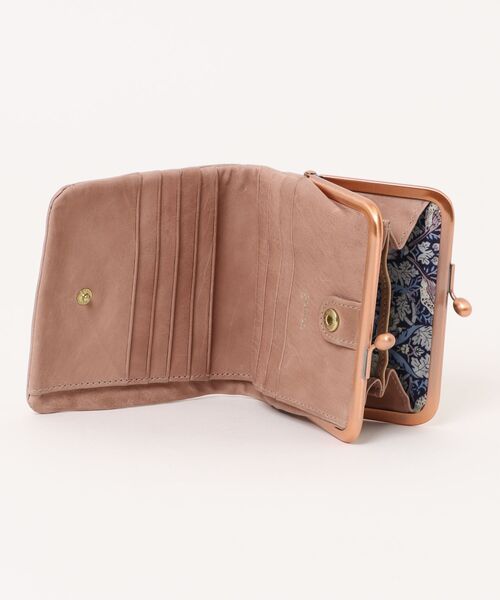 genten（ゲンテン）の「アンティーコ×LIBERTY 口金二つ折り財布（財布・レディース・グリーン/ピンク/オレンジ・FREE）」の7枚目の写真