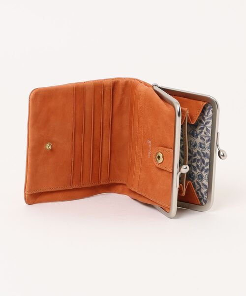 genten（ゲンテン）の「アンティーコ×LIBERTY 口金二つ折り財布（財布・レディース・グリーン/ピンク/オレンジ・FREE）」の8枚目の写真