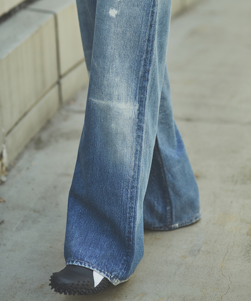 JOURNAL STANDARD（ジャーナルスタンダード）の「トランスファー デニム キャノン 5 ポケット パンツ（デニムパンツ・メンズ・ダークブルー/コバルトブルー・SMALL/MEDIUM/LARGE）」の12枚目の写真