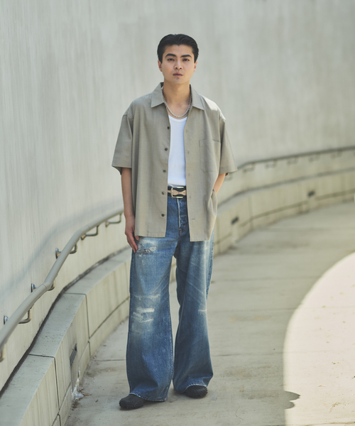 JOURNAL STANDARD（ジャーナルスタンダード）の「トランスファー デニム キャノン 5 ポケット パンツ（デニムパンツ・メンズ・ダークブルー/コバルトブルー・SMALL/MEDIUM/LARGE）」の13枚目の写真