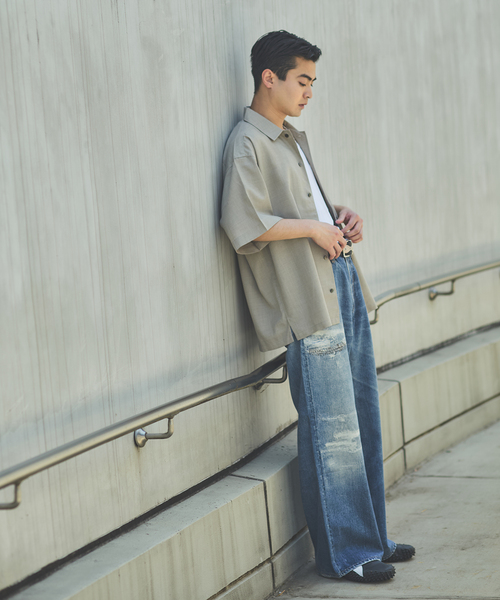 JOURNAL STANDARD（ジャーナルスタンダード）の「トランスファー デニム キャノン 5 ポケット パンツ（デニムパンツ・メンズ・ダークブルー/コバルトブルー・SMALL/MEDIUM/LARGE）」の14枚目の写真