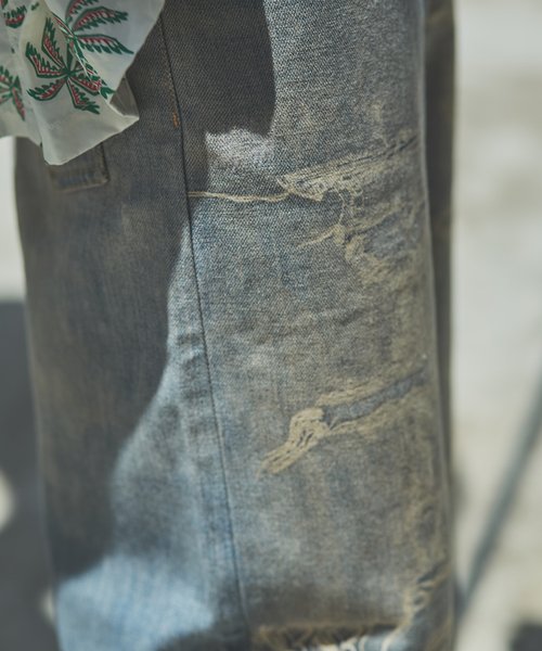 JOURNAL STANDARD（ジャーナルスタンダード）の「トランスファー デニム キャノン 5 ポケット パンツ（デニムパンツ・メンズ・ダークブルー/コバルトブルー・SMALL/MEDIUM/LARGE）」の22枚目の写真