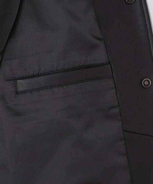 セール】SHIPS: 合成皮革 コーチ ブルゾン（ブルゾン）｜SHIPS