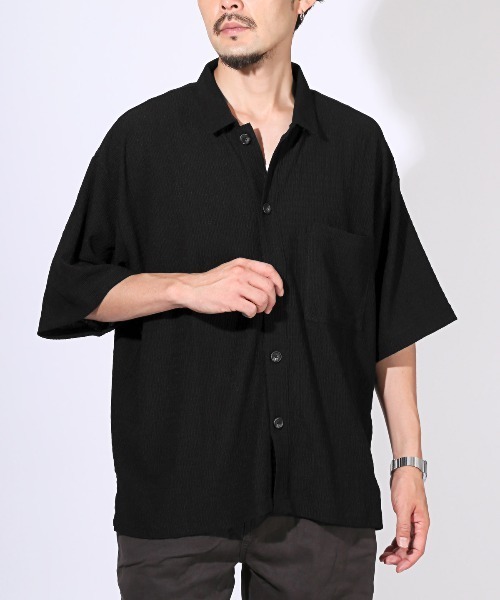 楊柳半袖シャツ（シャツ/ブラウス）｜LUXSTYLE（ラグスタイル）の