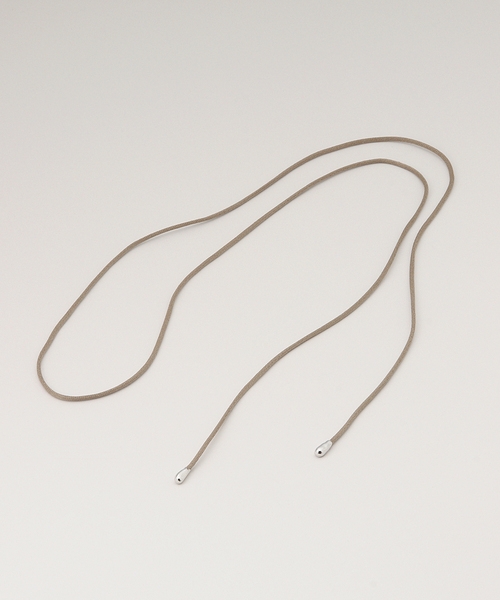 IENA（イエナ）の「EO/イオ cotton coard chorker チョーカー EO25SS-25（ネックレス・レディース・ブラウン系その他/パープル/チャコールグレー・FREE）」の5枚目の写真