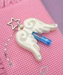 EVERYTHINGS | 【EVERYTHINGS】CUPID'S WINGS / 【エブリシングス】キューピッドウィングリップケースキーリング(キーホルダー)