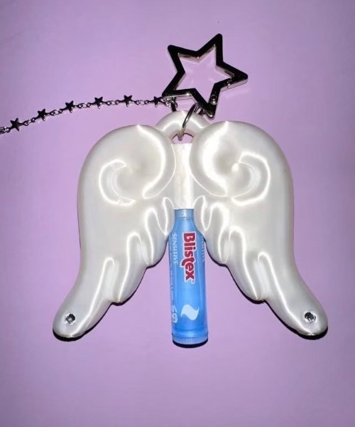 EVERYTHINGS（エブリシングス）の「【EVERYTHINGS】CUPID'S WINGS / 【エブリシングス】キューピッドウィングリップケースキーリング（キーホルダー・レディース・ホワイト・ONE SIZE）」の11枚目の写真