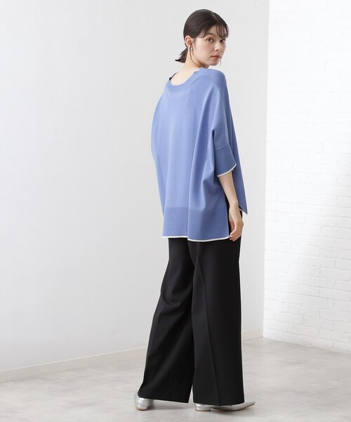 THE SHOP TK （ザ ショップ ティーケー ）の「【きれいめもカジュアルもお任せ】2タックワイドパンツ【セットアップ可】（その他パンツ・レディース・ブラック/ベージュ/ネイビー/チャコールグレー/ダークブラウン・10/11/12/13/14）」の22枚目の写真