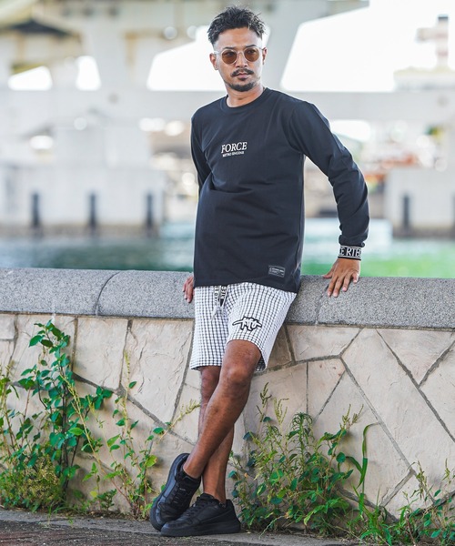 adamsJUGGLER(アダムスジャグラー)の「RTEG J/フォースロンティー(Tシャツ/カットソー・メンズ・ブラック/ホワイト・XL/S/M/L/XXL)」の6枚目の写真