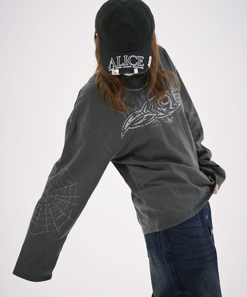 MSG（エムエスジー）の「ヘビーウエイトマルチプリントグラフィックピグメントロングTシャツ（Tシャツ/カットソー・メンズ・その他5/その他3/その他2/その他1/その他4/その他6・XL/L/M/S）」の19枚目の写真