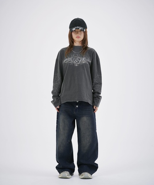 MSG（エムエスジー）の「ヘビーウエイトマルチプリントグラフィックピグメントロングTシャツ（Tシャツ/カットソー・メンズ・その他5/その他3/その他2/その他1/その他4/その他6・XL/L/M/S）」の20枚目の写真