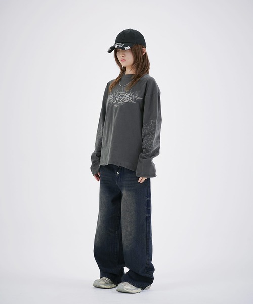 MSG（エムエスジー）の「ヘビーウエイトマルチプリントグラフィックピグメントロングTシャツ（Tシャツ/カットソー・メンズ・その他5/その他3/その他2/その他1/その他4/その他6・XL/L/M/S）」の21枚目の写真