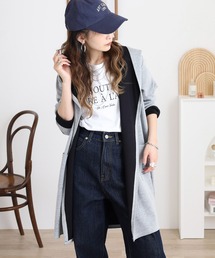 4新品♡2.4万 YORT フード付きこなれコーディガン 4新品♡2.4万 YORT フード付きこなれコーディガン