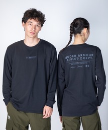 UAヘビーウエイト ロゴ グラフィック ロングスリーブ Tシャツ（ライフスタイル/メンズ）