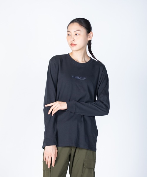 UNDER ARMOUR(アンダーアーマー)の「UAヘビーウエイト ロゴ グラフィック ロングスリーブ Tシャツ(ライフスタイル/メンズ)(Tシャツ/カットソー・メンズ・ブラック・L/XL/2XL/S/M/3XL)」の9枚目の写真