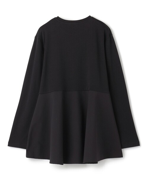 UNFILO(アンフィーロ)の「ペプラムコンビ ロンT(Tシャツ/カットソー・レディース・ホワイト系/ブラック系・XX-LARGE/X-LARGE)」の11枚目の写真