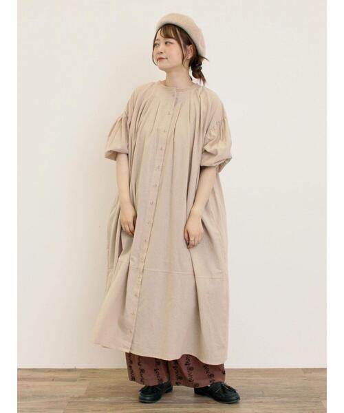 Samansa Mos2（サマンサ モスモス）の「【消臭効果】バスクベレー帽（ハット・レディース・ベージュ/ブラック/チャコールグレー・F）」の10枚目の写真