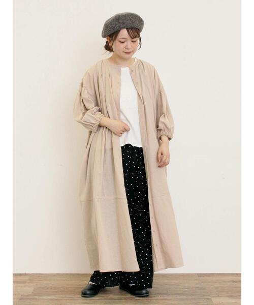 Samansa Mos2（サマンサ モスモス）の「【消臭効果】バスクベレー帽（ハット・レディース・ベージュ/ブラック/チャコールグレー・F）」の13枚目の写真