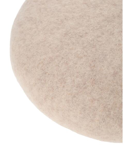 Samansa Mos2（サマンサ モスモス）の「【消臭効果】バスクベレー帽（ハット・レディース・ベージュ/ブラック/チャコールグレー・F）」の18枚目の写真