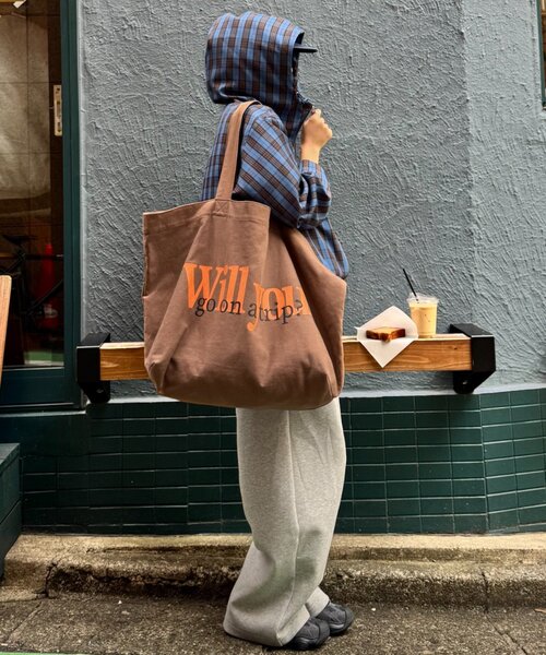 CIAOPANIC TYPY（チャオパニックティピー）の「【UNISEX】BIGトートカラーバッグ（トートバッグ・レディース・イエロー/パープル/ネイビー/レッド/ピンク/ブラウン・ONE SIZE）」の7枚目の写真