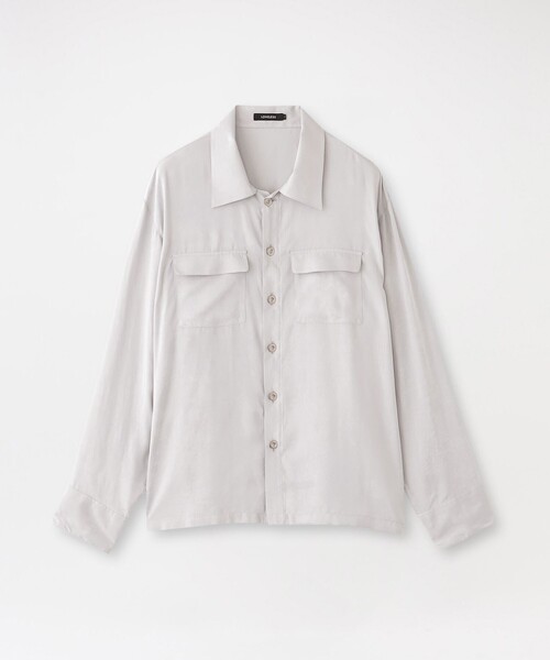 LOVELESS(ラブレス)の「フィブリルCPOシャツ(シャツ/ブラウス・メンズ・ブラック/ライトグレー/ブラウン系その他3・L/M)」の2枚目の写真