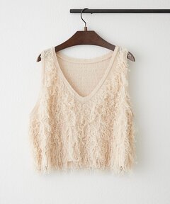 ラメフェザーベスト（ベスト）｜GRACE CONTINENTAL（グレース