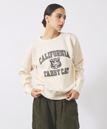 MIXTA（ミクスタ）の「【MIXTA/ミクスタ】TABBY CAT CREW NECK SWEAT /クルーネック/スウェット/MXT1020007（スウェット）」
