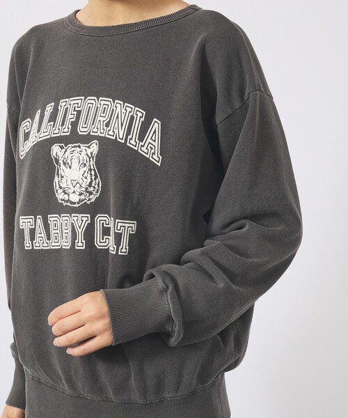 MIXTA（ミクスタ）の「【MIXTA/ミクスタ】TABBY CAT CREW NECK SWEAT /クルーネック/スウェット/MXT1020007（スウェット・メンズ・ブラック系その他/グレー系その他/ホワイト系その他/ブルー系その他・M/L/XL）」の12枚目の写真