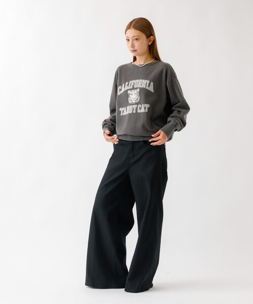 MIXTA（ミクスタ）の「【MIXTA/ミクスタ】TABBY CAT CREW NECK SWEAT /クルーネック/スウェット/MXT1020007（スウェット・メンズ・ブラック系その他/グレー系その他/ホワイト系その他/ブルー系その他・M/L/XL）」の14枚目の写真