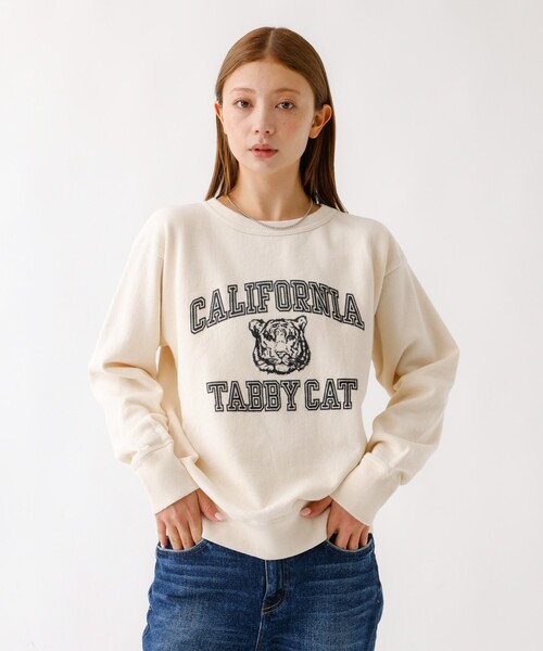 MIXTA（ミクスタ）の「【MIXTA/ミクスタ】TABBY CAT CREW NECK SWEAT /クルーネック/スウェット/MXT1020007（スウェット・メンズ・ブラック系その他/グレー系その他/ホワイト系その他/ブルー系その他・M/L/XL）」の18枚目の写真