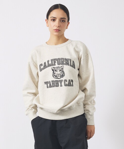 MIXTA（ミクスタ）の「【MIXTA/ミクスタ】TABBY CAT CREW NECK SWEAT /クルーネック/スウェット/MXT1020007（スウェット・メンズ・ブラック系その他/グレー系その他/ホワイト系その他/ブルー系その他・M/L/XL）」の21枚目の写真