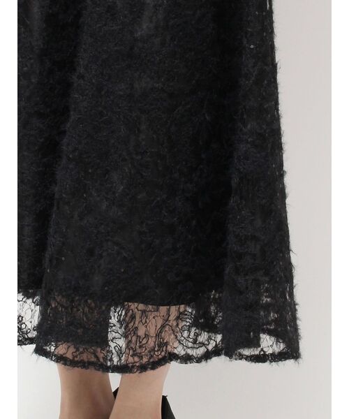 CALNAMUR(カルナムール)の「スリーブギャザードッキングワンピース(ワンピース・レディース・アイボリー/ブラック・SMALL/MEDIUM)」の8枚目の写真