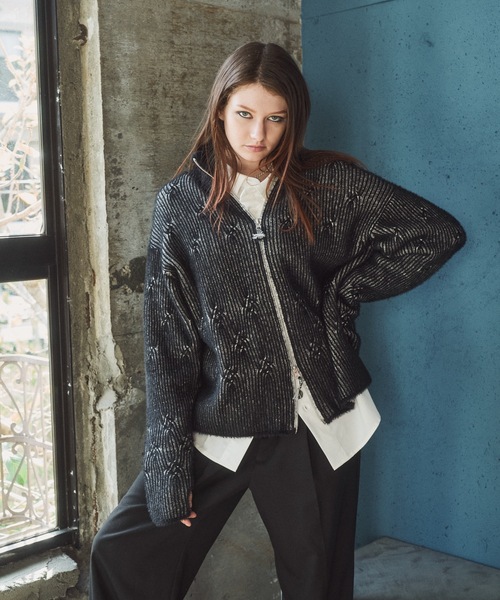 CASPER JOHN（キャスパージョン）の「Feather drivers knit/フェザー