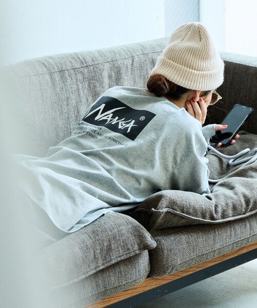 別注　エコハイブリッド ルーズフィット ロングスリーブ 刺繍Tシャツ 別注 エコハイブリッド ルーズフィット ロングスリーブ 刺繍T