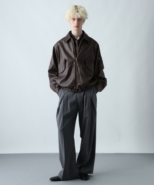 SET UP対応】LUXEレザーブルゾン(HARE)（ブルゾン）｜HARE（ハレ