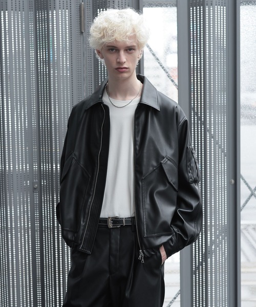 【最終値下げ】HARE レザーコンパクトブルゾン 楽天市場】レザーコンパクトブルゾン HARE ハレ トップス その他