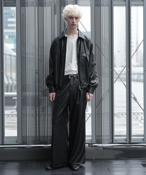 SET UP対応】LUXEレザーブルゾン(HARE)（ブルゾン）｜HARE（ハレ）の