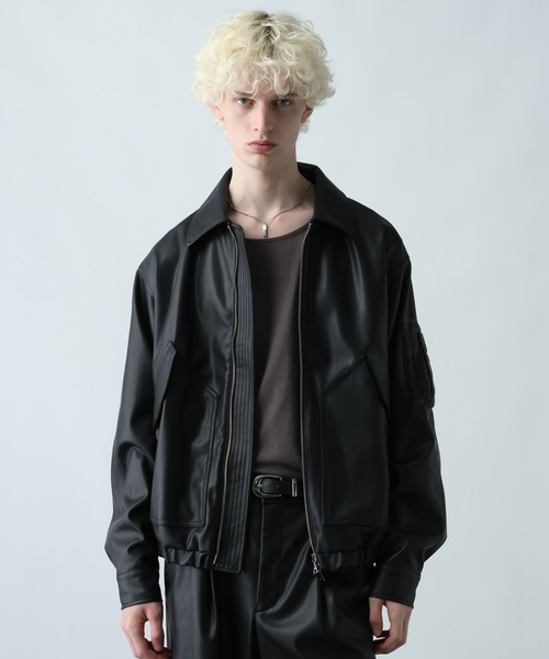 HARE ハレ ブルゾン 追加予約受付中】フォームレスレザーブルゾン | [公式]ハレ