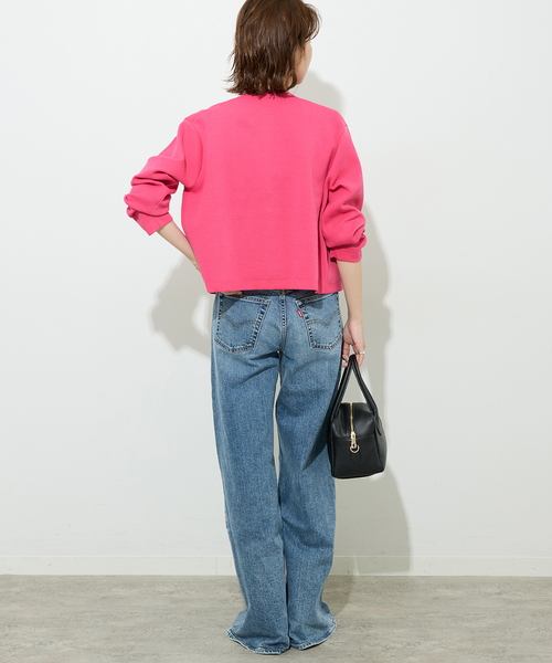 JOURNAL STANDARD relume(ジャーナルスタンダード レリューム)の「ウォッシャブルダブルフェイスクルーネックカーディガン(カーディガン/ボレロ・レディース・ネイビー/ブラック/ピンク系その他・FREE)」の21枚目の写真